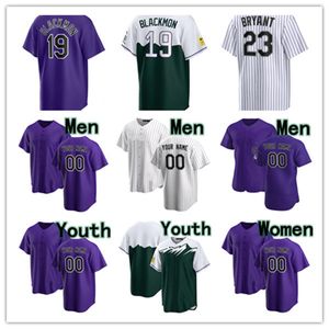 Colorado Ryan McMahon Michael Toglia Nolan Jones Ezequiel Tovar Brenton Doyle Brendan Rodgers Charlie Blackmon Elias Diaz Kris Bryant Rockies Baseball -Trikot