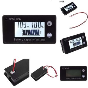 New Mini Battery Capacity Indicator DC 10V-100V Lead Acid Lithium Lifepo4 Car Motorcycle Voltmeter Voltage Gauge 12V 24V 48V 72V