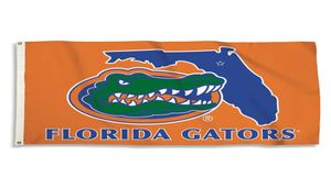Anpassat digitalt tryck 3x5ft flaggor utomhussport högskolor fotboll Florida University of Nation Flag Banner för supporter och dekoration2236004