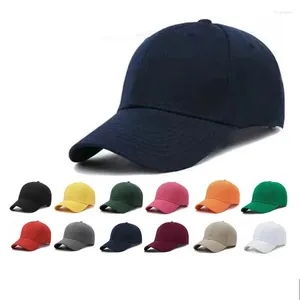 Tappi a sfera di alta qualità solido berretto unisex casual semplice baseball cappelli snapback regolabili per donne uomini hip hop street papà cappello