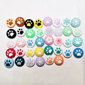 Głośniki 2PCS Cute Cat Claw Design Sakura Chwyt Caps Miękka silikonowa pokrywa joystick Cap do Nintendo Switch Lite Akcesoria