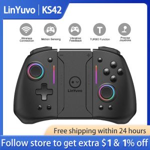 Joysticks Linyuvo KS42 GamePad Switch Controller for Nintendo Switch/OLED/Lite、Wireless Switch Joypad Bluetoothゲームコンソールコントローラー