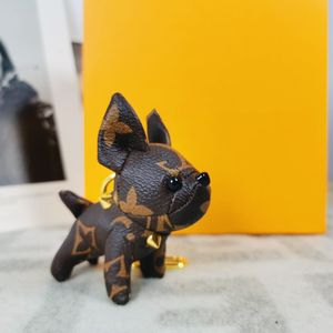 Marca de moda cão keychain clássico chique teceante homem homens pingentes de carro de luxo de luxo designer unissex key cadeia colitora de bugigangas acessórios de jóias com caixa