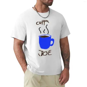 Herrpolos Cuppa Joe T-shirt anpassade tungviktare Svett T-shirts för män Bomull