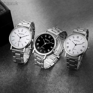 Wristwatches Fashion Casual Business Belt Women Mens Watch Quartz Watches Exquisite Appearance Design Minimalist Unisex d240417