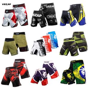 Vszap mma luta shorts academia de fitness esportes jujitsu taekwondo thai boxe de boxe de boxe calças jiujitsu 240403