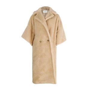 Jaquetas de casaco de casaco de grife de designer mistura de lã de casacos maxmaras jaqueta de trincheira única de cor sólida de cor sólida feminina lã de lã DD37
