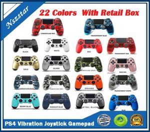 Wireless Bluetooth Gamepad Joystick Controller Game Console Accessory USB Handle Gamepad NO Logo For PS4 PC Controller With Retail4578215
