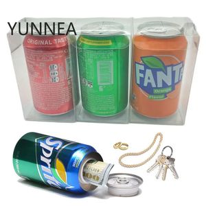 1pc Creative Private Money Box Cola Fanta Can Fake Secret Home Diversion Contash Container Укрытие инструментов отсека для хранения 240408