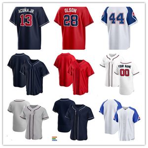 Atlanta Travis D'Arnaud Jarred Kelenic A.J.Minter Chris Sale Raisel Iglesias Joe Jimenez Charlie Morton Reynaldo Lopez Max Fried Marcell Ozuna Braves Baseball Jersey