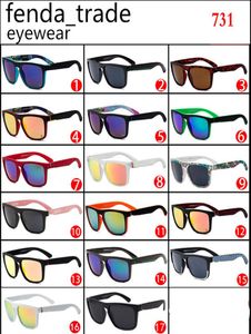 Occhiali da sole sportivi estivi vintage di buona qualità uomini designer di moda piatta da sole 731 ciclismo big quadrate oculos de 9178579