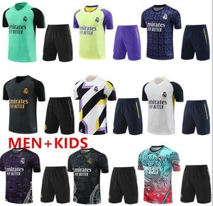 24/25 REAGA MADRID a maniche corte sportiva Vini Jr Bellingham23 uomini e bambini calcio di calcio Camavinga Sortice Chandal Futbol Sondaggio