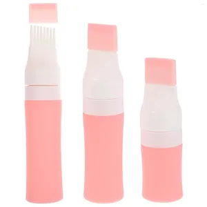 Storage Bottles 3 Pcs Travel Containers Toiletries Size Hair Shampoo Small Plastic Silicone