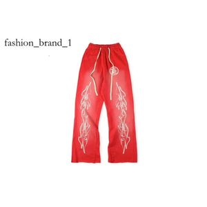 Hellstar Mens Luxury Designers Pants Pantsl Red Flare Pants Sweatpants Jogger Fashion Hip Hop Casual Pants Hellstar Pant 5347 9037