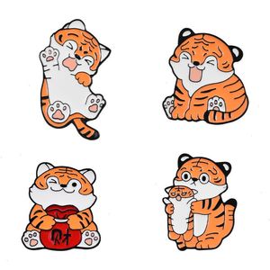 childhood tigers enamel pins Cute Anime Movies Games Hard Enamel Pins Collect Cartoon Brooch Backpack Hat Bag Collar Lapel Badges