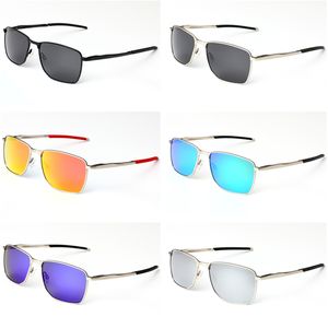 Markendesigner Sonnenbrille Klassische polarisierte Sonnenbrille fahren Brillen Metall Rahmen Gläser Männer Frauen Sonnenbrillen Oky4142