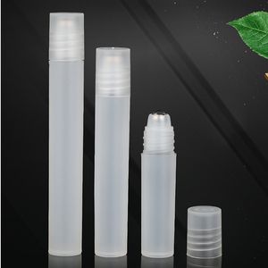 5ml Boş Boncuk Şişesi Paslanmaz Çelik Silindirli Doldurulabilir Plastik Şişe Aromaterapi Parfüm İletişim Yağı Dudak Parlatıcısı TH51A