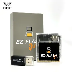 スピーカーEZ Flash Junior 2000 in 1ゲームカセットfor GB GBCゲームコンソールEZJ EZFLASH付きリアルタイムクロックサポート32GBマイクロSDカード