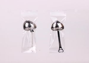 Heart Shape Stainless steel Tea Infuser kitchen tools Strainer Filter Long Handle Spoons Wedding Party Gift Favor with opp retail 3162958