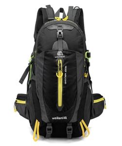 Vattentät klättring ryggsäck ryggsäck 40l utomhus sportväska resor ryggsäck camping vandring ryggsäck kvinnor vandring väska för män 228785342
