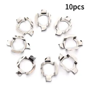 Lighting System 10Pcs H7 Adapter Headlamp Socket Car Led Bulb Holder Lamp Base For D101 High Temperature Resistant Stainless Steel Material