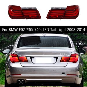 カースタイリングブレーキリバースランニングライトストリーマターンシグナルインジケーターBMW F02 730I 740I LED Tail Light 08-14 Taillights