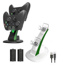 Accessori per macchine elettroniche Dual GamePad Controller Caricatore per Xbox Series XS Joystick Power Cradle Dock Controller di gioco J5185358