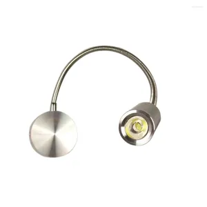 Lampa ścienna AC 85-265V 360 stopniowe Elastyczne ramię LED LED LED Czytanie Gęsne Zakład (biały)