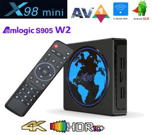 X98 MINI SMART TV BOX ANDROID 11 4GB RAM 64GB 32GB AMLOGIC S905W2 24G5G WIFI 4K 60FPS SET TOPBOX X98MINI 2GB 16GB VS H96 MAX97777685