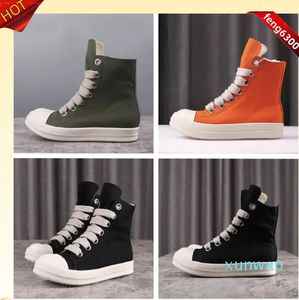 Scarpe di tela di High Street Jumbo Shoelace Solido maschio Lace-up in gomma Sneaker Dimensioni