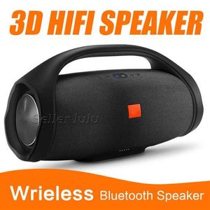 Güzel Ses Boombox Bluetooth Hoparlör Stere 3D HIFI Subwoofer Eller Açık Mekan Taşınabilir Stereo Subwoofers Perakende Kutusu224Z