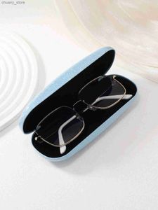 Sonnenbrillenfälle Hartschale Brille CaseProtective Fall für glasse tragbare funkelnde glänzende Brille Fall für Männer Frauen Y240416