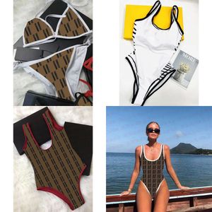 Mode bikini kvinnor badkläder sexiga flickor baddräkt sommarstrand bikinis set brev mönster kvinnor bodysuit bad designer baddräkt s kostym