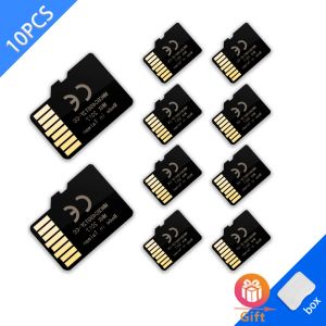 Kartlar 10 PCS/Lot Promosyon SD Kart 8GB 16GB 32GB Kart Su Geçirmez 64GB 128GB Flash Drive Mini TF Cep telefonları/kameralar için