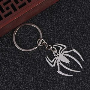 Keychains Lanyards DIY Animal Keychain for Women Men Spider Hollow Pendant Söta tillbehör Keychain Charms smycken gåvor Dropshipping D240417