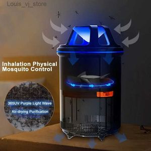 モスキートキラーランプLED Mosquito Control Lamp UV Night Light USB充電屋外キャンプライト防水テントライトYQ240417