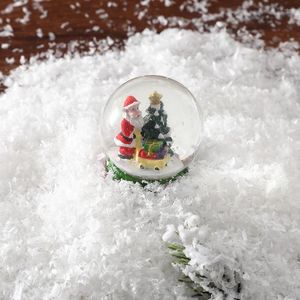 Julekorationer 1bag Artificial Snow Decoration Plastic Powder Fake Snowfakes Xmas Party Scene DIY Props Supply Navidad 2024 Year