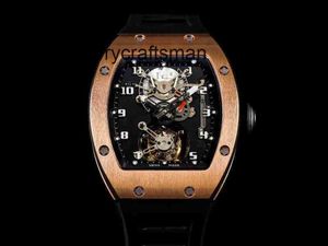 メンズウォッチデザイナーツアービヨンマンスイスウォッチ腕時計トゥールビヨン標準スーパークローンムーブメントアクティブRM011 RM21-01 RM12-01 0T99