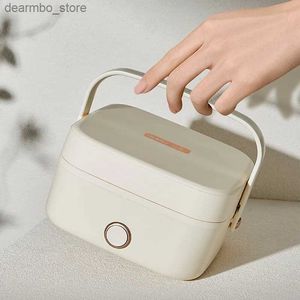 Bento Boxes 1L Electric Lunch Box Portable Rice Cooker Heating Bento Box Food Steamer Cooking Container Måltid Lunch Box Food Warmer 220V L49