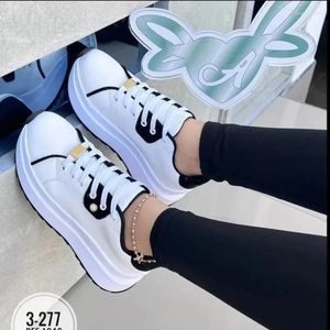 Scarpe casual autunno femminile Fashion Colori misti con piattaforma Lace-up Sneaker Spring Woman Lady Vulcanized Tenis Zapatillas