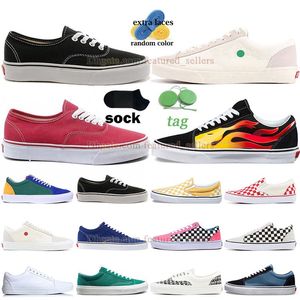 original Casual shoes sneakers casual shoes Pink old skool purple canvas black white designer skate youth grape plate-forme low cut men women des chaussures trainers