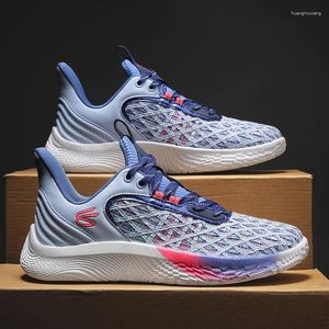 Scarpe da basket maschi estate mesh field field field allenamento tennis sneaker all'aperto non slip per donne