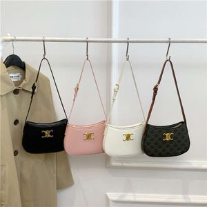 evening bags designer Triumphal Saddle Bag celinfe Underarm Bag Womens Fashion Shoulder Crossbody Bag Half Round Small Bag
