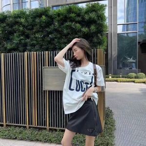 Designer Women's T-shirt Summer Letter Print High Quality Men's T-shirt Holiday Women's Oversized Letter Print Luxury T-shirt Short Sleeve Casual Wear 4xl