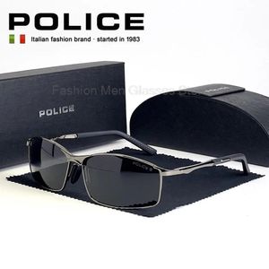 Policer Luxury Brand نظارات شمسية للرجال الجمالية Steampunk عتيقة HD مستقطبة القيادة رجالي الرجال 240403