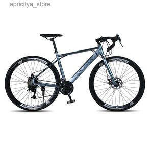 Bisikletler New2023 Kaimarte Bicyc Mekanik Disk Fren Dış Mekan Bisiklet Karayolu Bisikletleri Yol Bisikleti 700C 30speeds L48