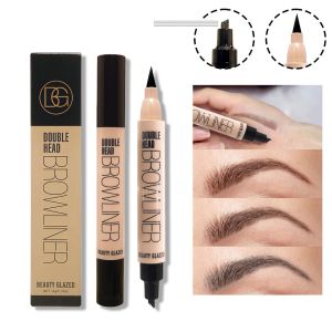 Enhancers 2 In 1 Eyebrow Pencil Eyeliner Double Sided Waterproof Free Shipping Make up products Makeup for women Korean Cosmetics