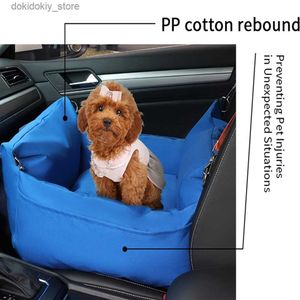 Dog Carrier Dog Car Seat for Small Dogs Fully Detachable and Washable Pet Dog Car seats Soft Dog Booster Sofa Travel Carrier Bed L49