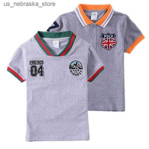 T-shirty Mens Polo Shirt Classic Design Pre-Shrunk Lekase elastyczne bawełniane dziecko dziecięce T-shirt Spring/Summer Mens krótki rękawowy top Q240418