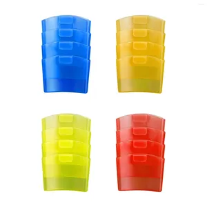 Plates 4Pcs Cup Tea Holder Edge Pendant Serving Storage Durable Hanger Biscuit Rack For Teacup Glasses Bar Home House